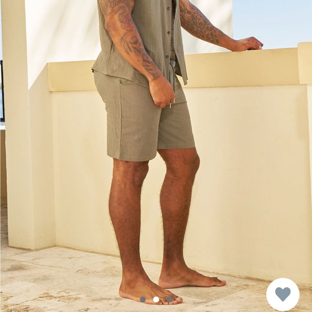NWT merry linen swim trunk only